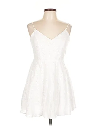 Pre-owned Trixxi Cocktail Dress In White