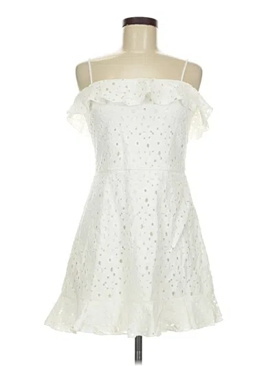 Pre-owned Trixxi Cocktail Dress In White