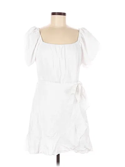 Pre-owned Trixxi Cocktail Dress In White