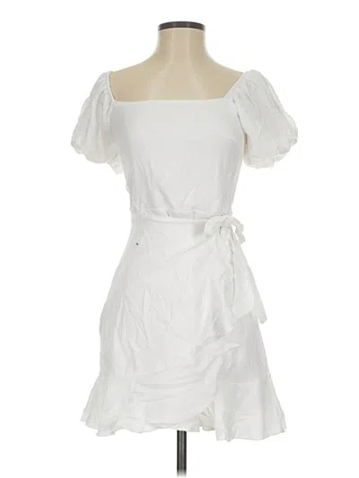 Pre-owned Trixxi Cocktail Dress In White