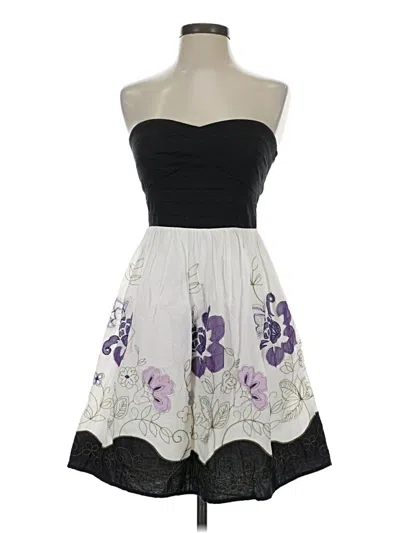 Pre-owned Trixxi Cocktail Dress In White