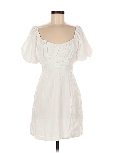 Pre-owned Trixxi Cocktail Dress In White