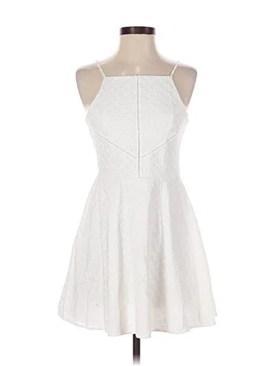 Pre-owned Trixxi Cocktail Dress In White
