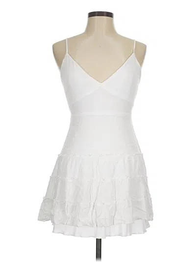 Pre-owned Trixxi Cocktail Dress In White