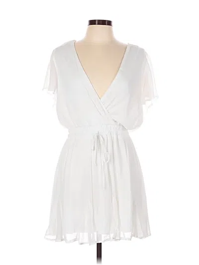Pre-owned Trixxi Cocktail Dress In White