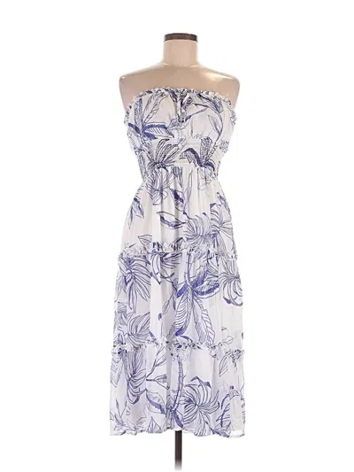 Pre-owned Trixxi Cocktail Dress In White