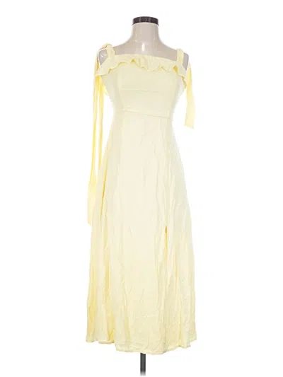 Pre-owned Trixxi Cocktail Dress In Yellow