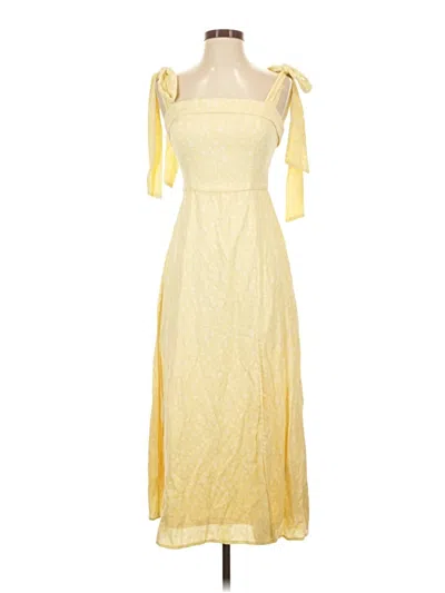 Pre-owned Trixxi Cocktail Dress In Yellow