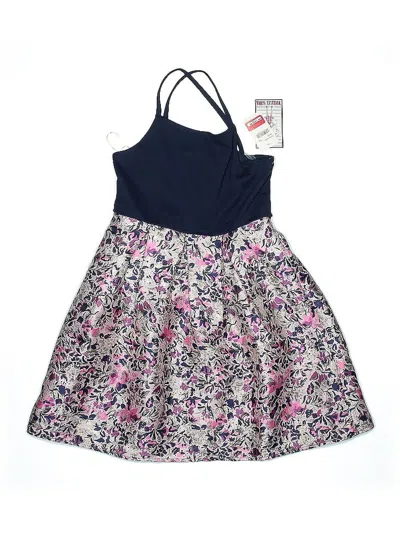 Pre-owned Trixxi Girl Kids' Dress In Blue