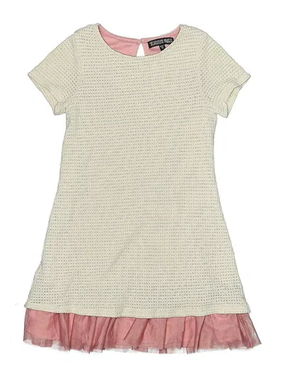 Pre-owned Trixxi Girl Kids' Dress In White
