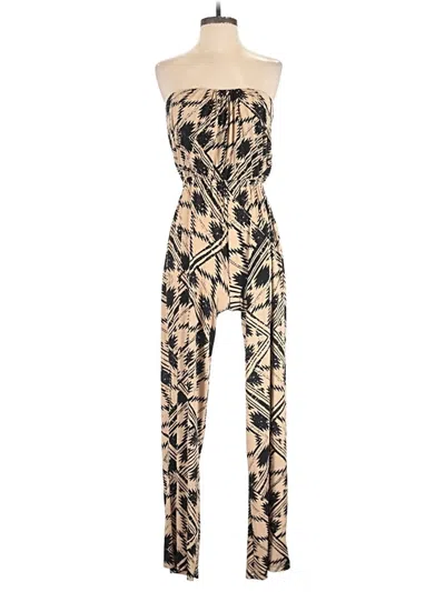 Pre-owned Trixxi Jumpsuit In Gold