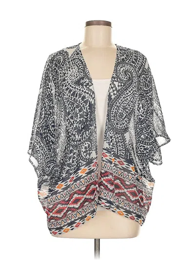 Pre-owned Trixxi Kimono In Blue