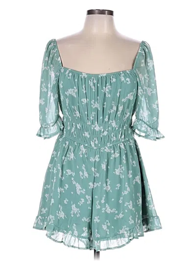 Pre-owned Trixxi Romper In Green