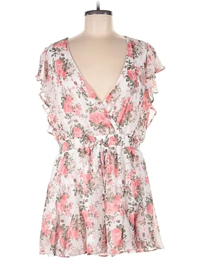 Pre-owned Trixxi Romper In Pink