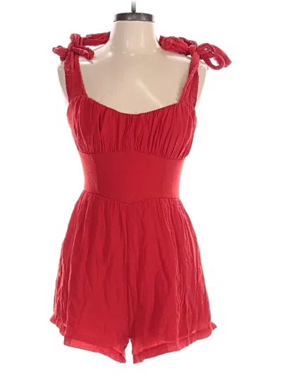 Pre-owned Trixxi Romper In Red