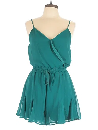 Pre-owned Trixxi Romper In Teal