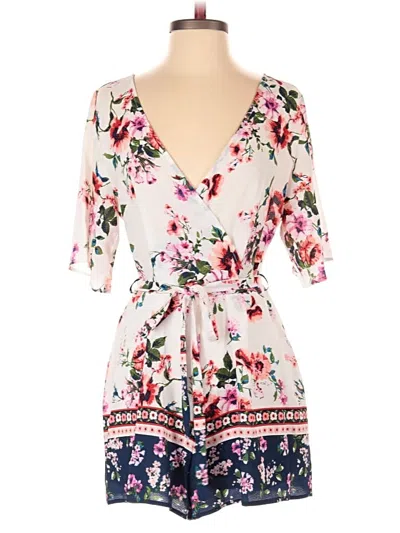 Pre-owned Trixxi Romper In White