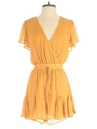 Pre-owned Trixxi Romper In Yellow