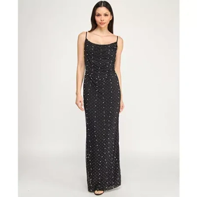 Trixxi Womens Juniors Sleeveless Embellished Bodycon Dress In Black