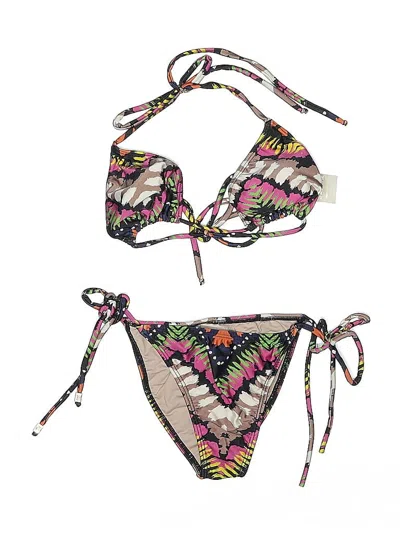 Pre-owned Triya Two Piece Swimsuit In Pink