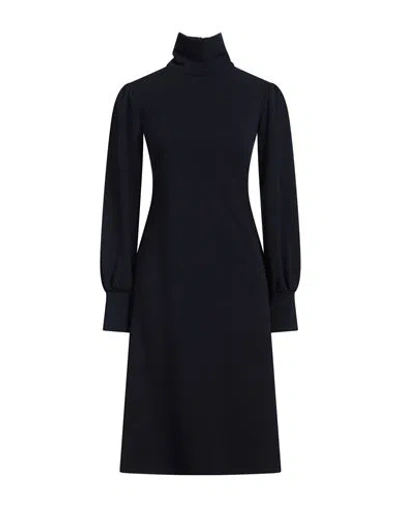 Trois Fleurs Woman Midi Dress Navy Size 12 Polyurethane, Elastane