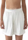 Trois Valletta Shorts In Ivory In White