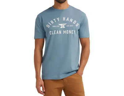 Troll Co. Dhcm Classic T-shirt In Slate Blue
