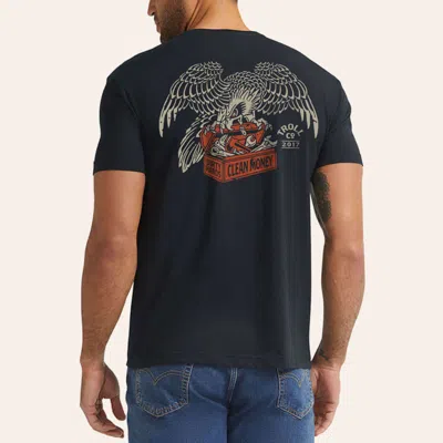 Troll Co. . Men's Black Eagle Eye Graphic T-shirt