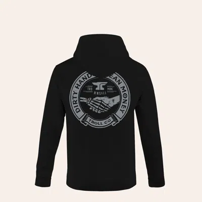 Troll Co. . Men's Black Haggler Graphic Fr Hoodie