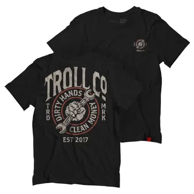 Troll Co. Men's Dhcm Wrencher T-shirt In Black