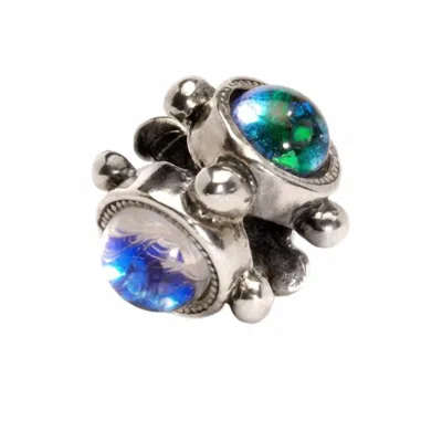 Trollbeads Unisex Trinity Bead Charm In Silver