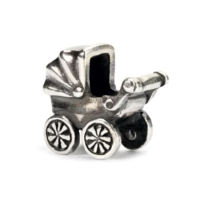 Trollbeads Women's Baby Buggy Bead In Silver In Neutral