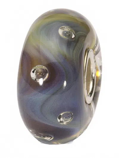 Trollbeads Women's Bubbles Glass Bead Charm In Azure In Multi