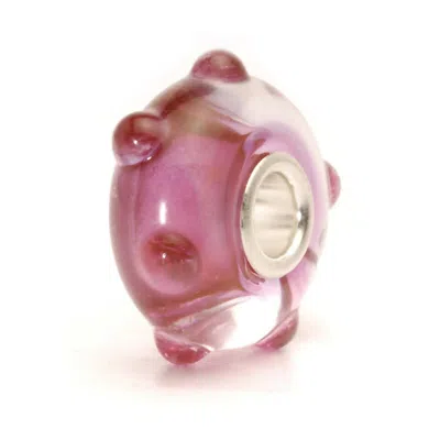 Trollbeads Women's Bud Glass Bead Charm In Pink