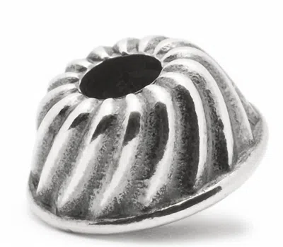 Trollbeads Women's Cake Form Bead Charm In Silver In Metallic