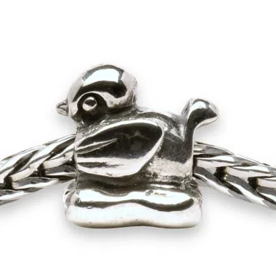 Trollbeads Women's Duckling Bead In Silver In Metallic