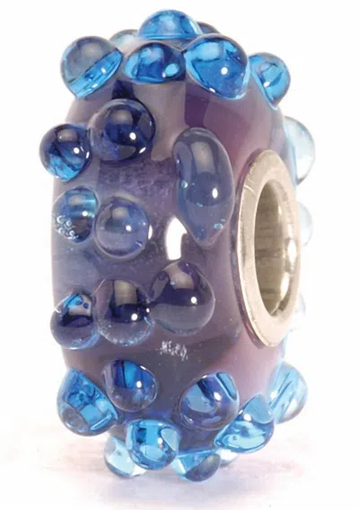 Trollbeads Women's Fizz Glass Bead Charm In Blue