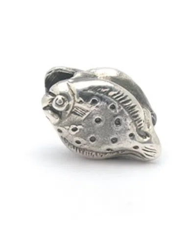 Trollbeads Women's Flounder Bead In Silver In Metallic