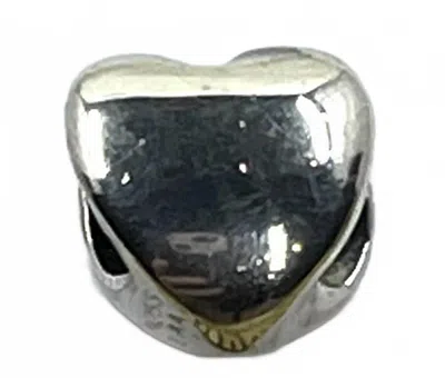 Trollbeads Women's Heart Beads In Silver In Orange