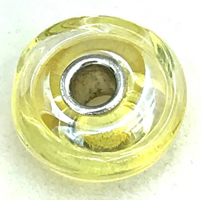 Trollbeads Women's Honey Dawn Glass Bead Charm In Yellow In Gold