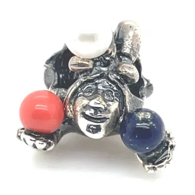 Trollbeads Women's Juggler Bead Charm In Silver In Multi