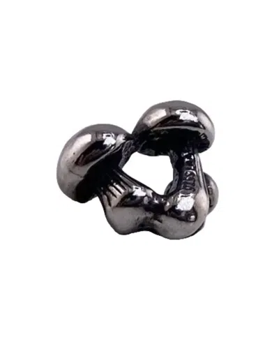 Trollbeads Women's Mushroom Family Bead In Silver In Orange