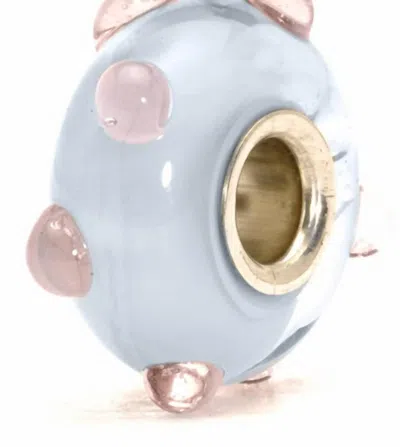 Trollbeads Women's Pastel Bud Glass Bead Charm In Blue