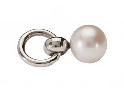 Trollbeads Women's Pearl Tassel Charm In White In Pink