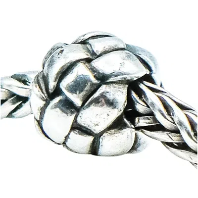 Trollbeads Women's Plait Bead In Silver In Metallic