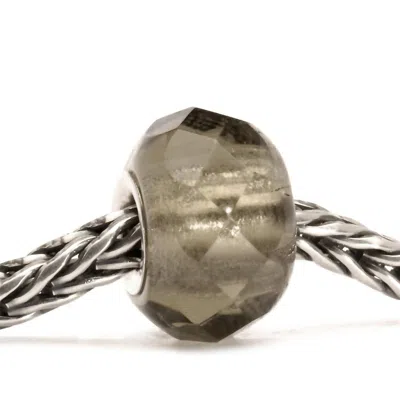 Trollbeads Women's Prism Glass Bead Charm In Grey In Brown