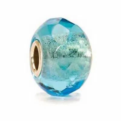 Trollbeads Women's Prism Glass Bead Charm In Turquoise In White