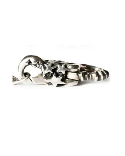 Trollbeads Women's Sun Moon Stars Lock Clasp In Silver
