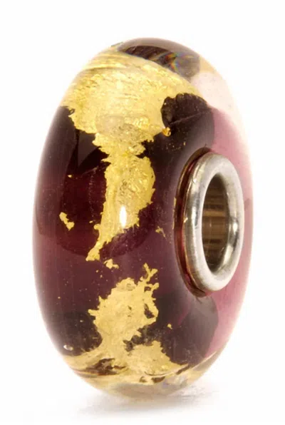 Trollbeads Women's Third Eye Glass Bead Charm In Red In Multi