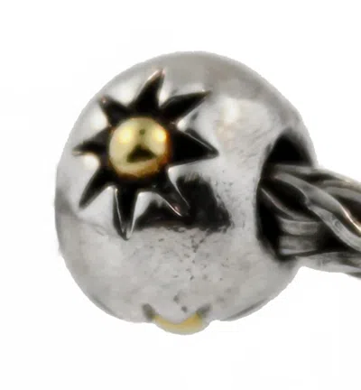 Trollbeads Women's Three Stars Bead Charm In Silver